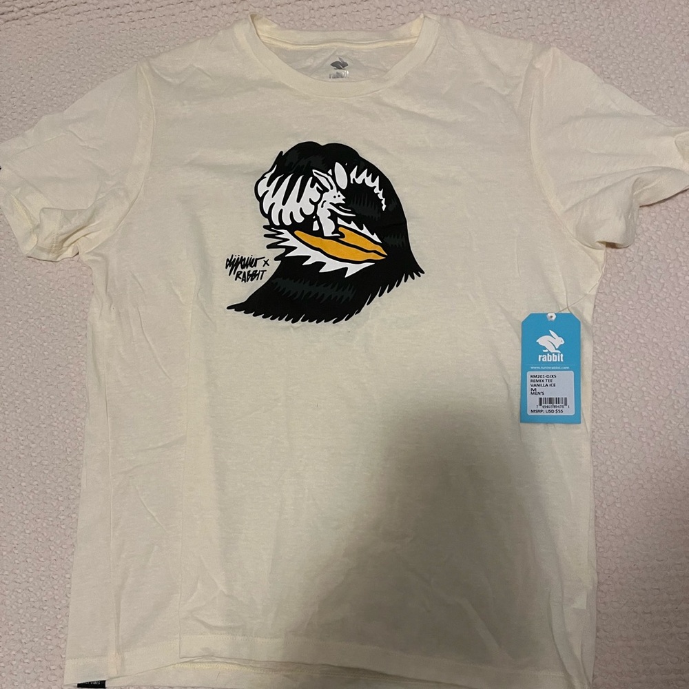 Rabbit running tee shirt